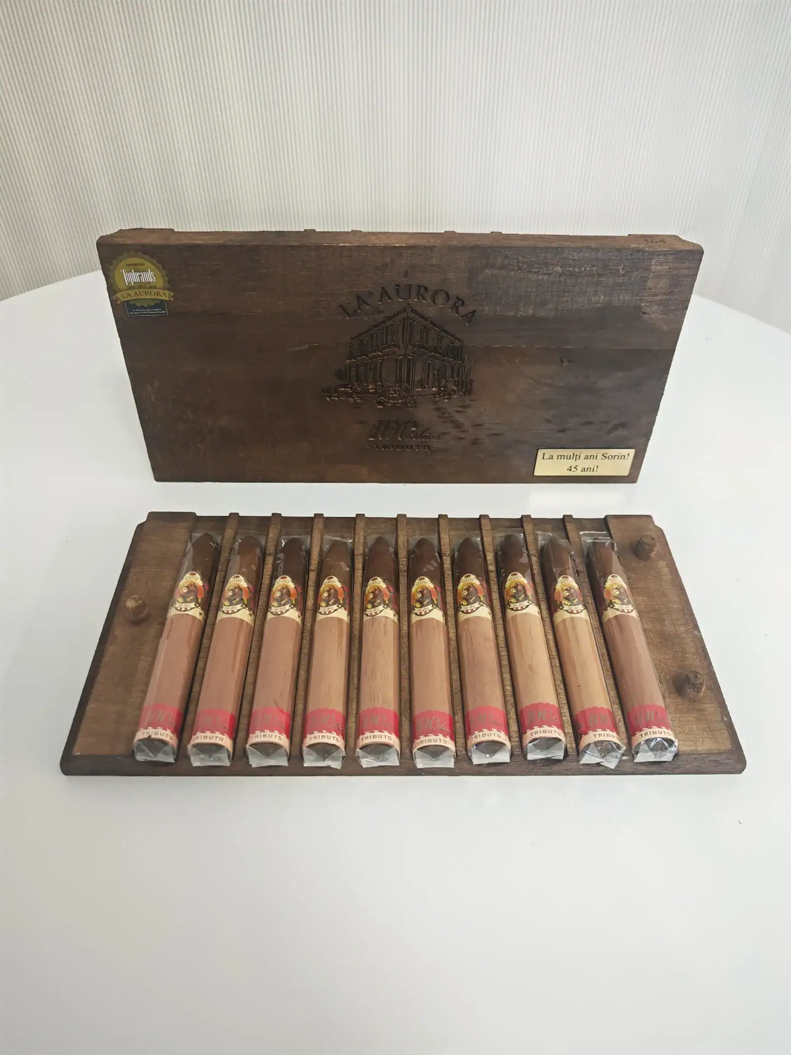 Trabuc premium La Aurora 100 Anos Tribute Belicoso.