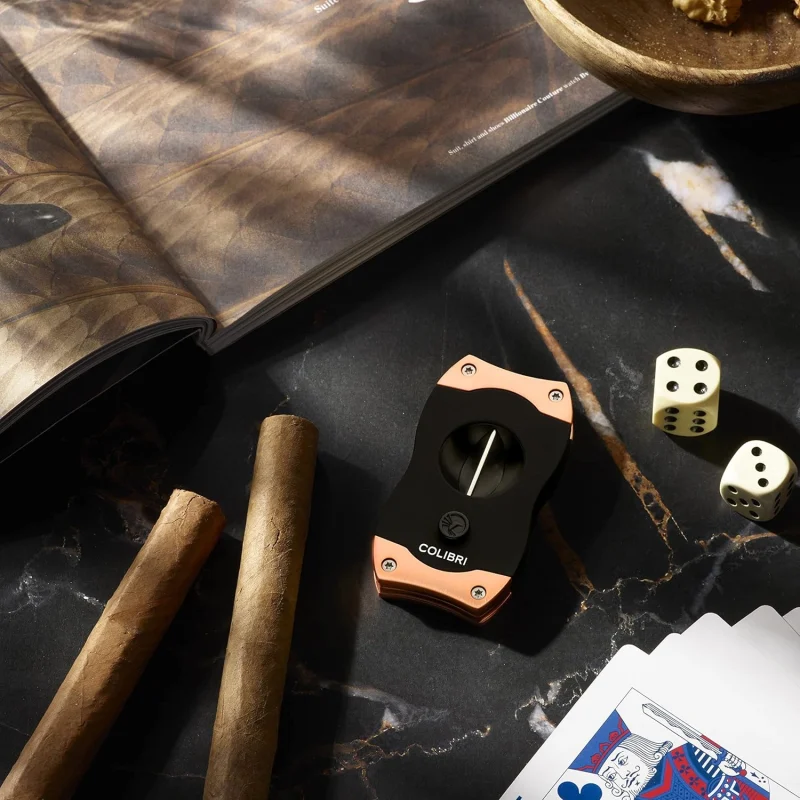 Cutter Trabucuri Colibri V-Cut BlackRose Gold