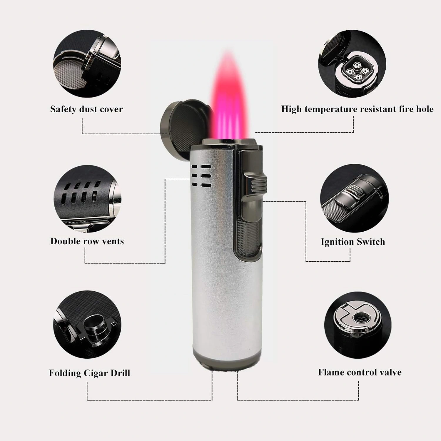 Bricheta Trabucuri Honest V-Fire Argintiu