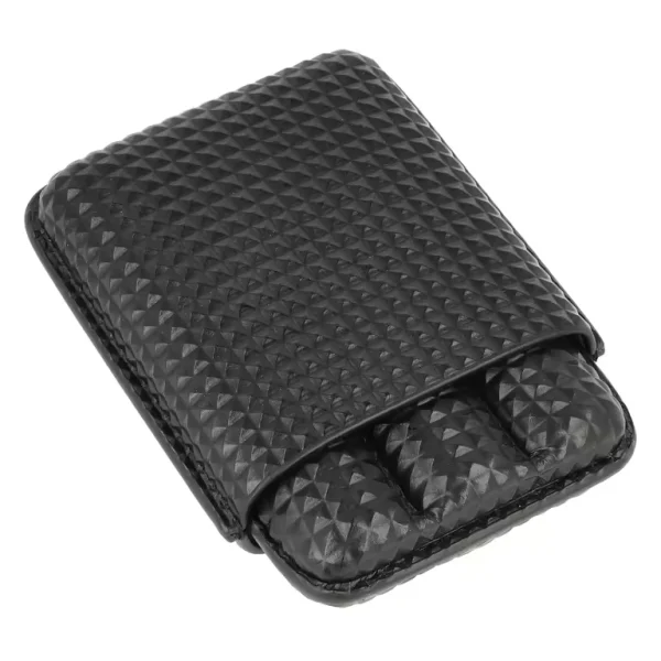 Etui Trabucuri Negru Cu Striatii 3 Sloturi