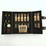 Colecție de trabucuri premium, humidor și accesorii pentru pasionați