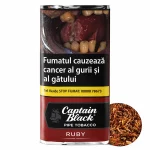 Tutun pentru pipă Captain Black Ruby – pachet roșu 50g cu avertisment de sănătate și imagine produs pe fundal alb