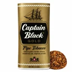 Tutun pentru pipă Captain Black Gold 50g – ambalaj auriu premium cu design clasic