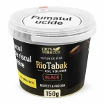 Tutun pentru pipa RioTabak Black XXL Volume 150g în cutie reutilizabilă produs în Belgia