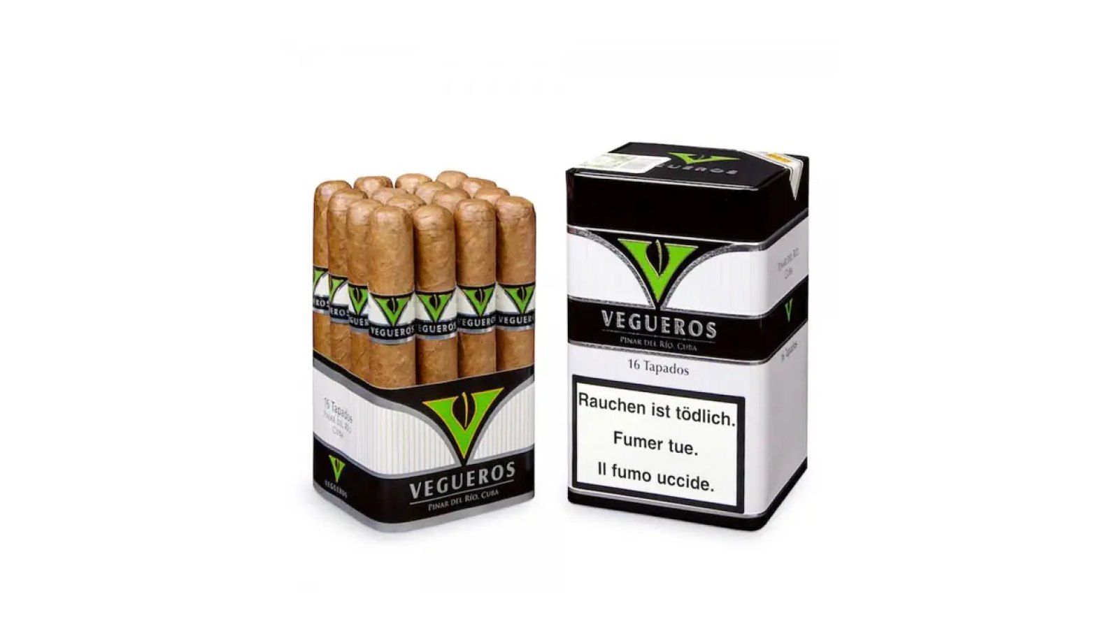 Vegueros Tapados (16) - trabuc premium Vegueros