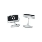 Butoni S.T. Dupont Etiquette Palladium Black Lacquer D 005502