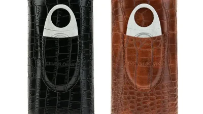 etui trabucuri cigarloong 3 trabucuri piele