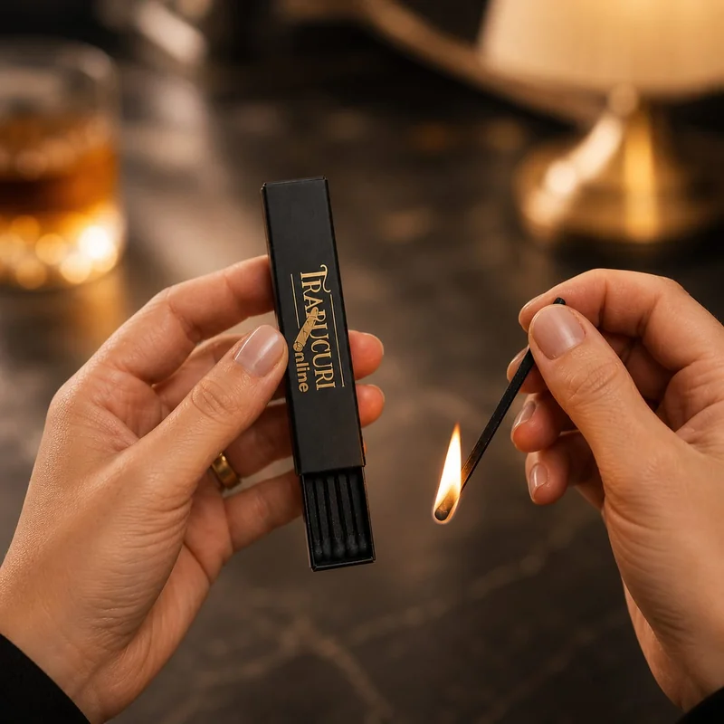Chibrituri premium pentru trabucuri Trabucuri Online incluse în Setul de lux Romeo y Julieta