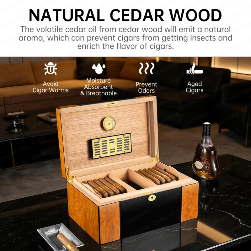 Humidor de lux Cohiba cu design premium