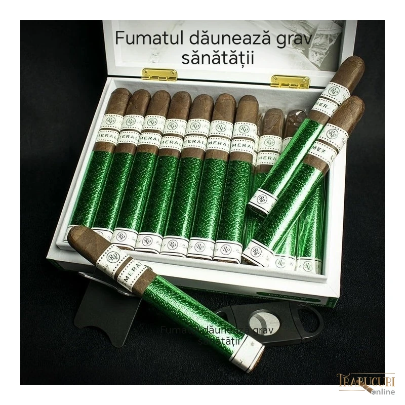 Trabuc Rocky Patel Emerald Toro la bucată - imagine 2 cu logo Trabucuri Online