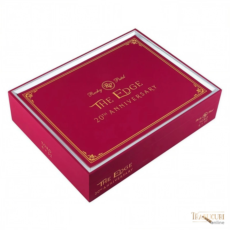Detaliu inel și wrapper Rocky Patel The Edge 20th Anniversary