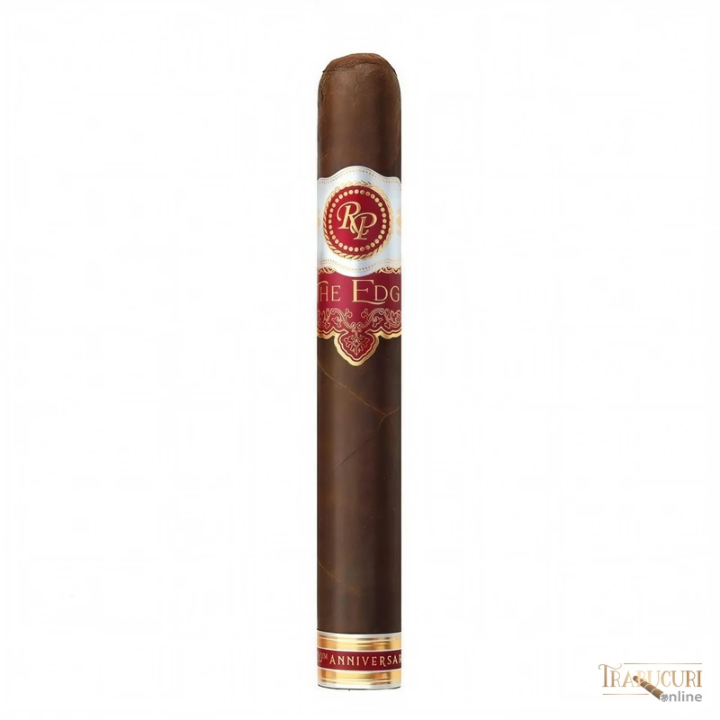 Trabuc Rocky Patel The Edge 20th Anniversary Robusto la bucată - trabuc individual pe fundal alb
