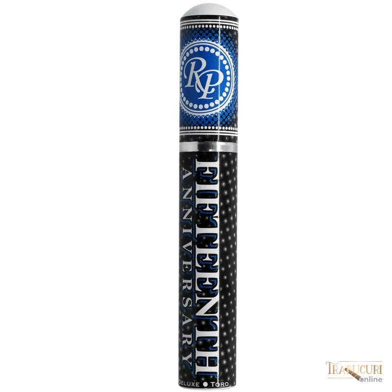 Trabuc Rocky Patel 15th Anniversary Deluxe Toro Tubo la bucată - tub individual de aluminiu