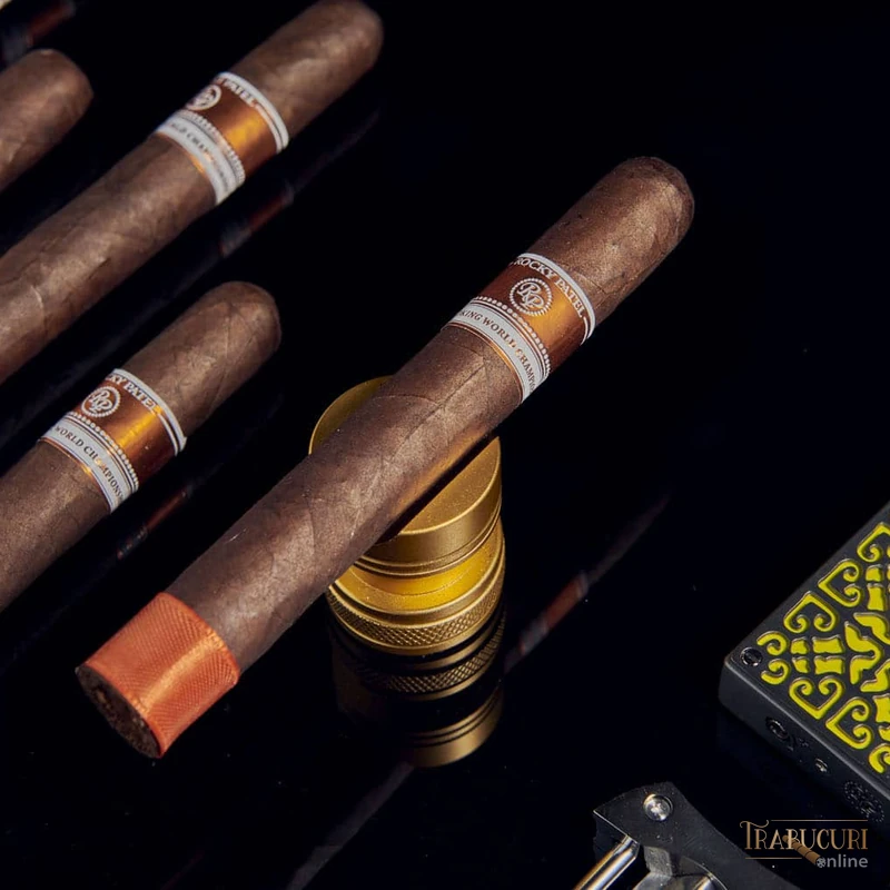 Trabuc Rocky Patel Cigar Smoking World Championship prezentat cu accesorii premium