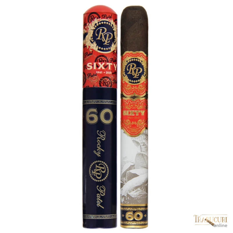 Trabuc Rocky Patel Sixty Toro Tubo la bucată - tub individual de protecție