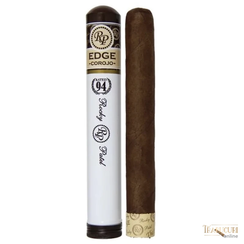 Trabuc Rocky Patel The Edge Corojo Toro Tubo la bucată - tub individual de protecție