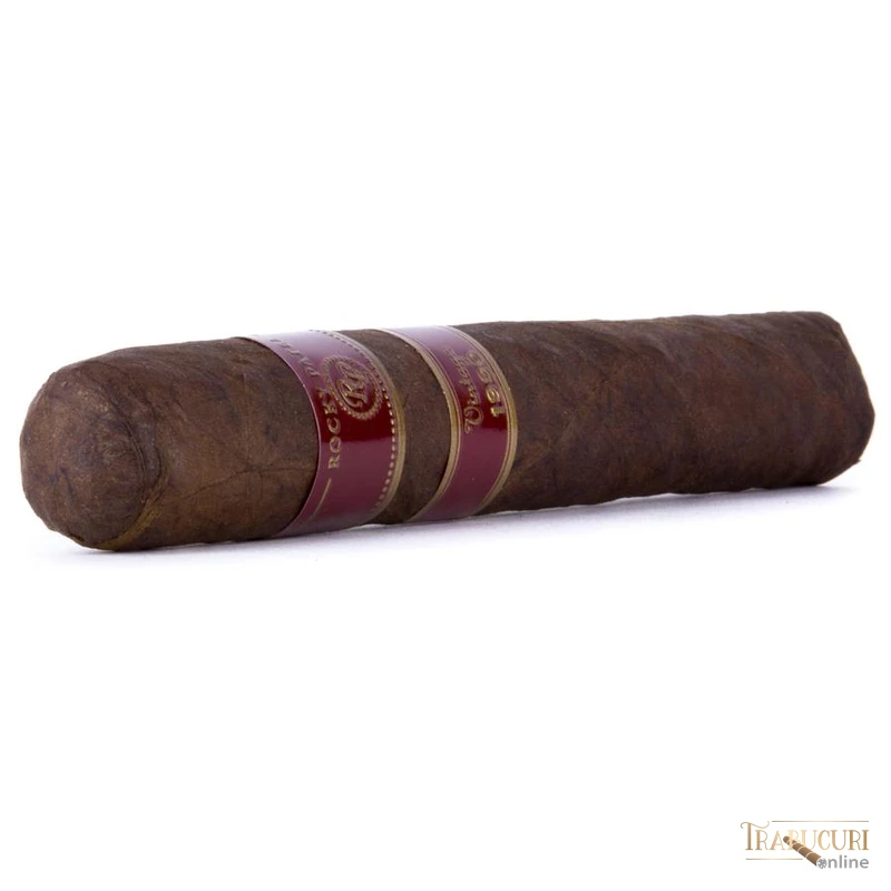 Detaliu inel iconic maroon & gold și calibru Gordo ring 60 - Rocky Patel Vintage 1990