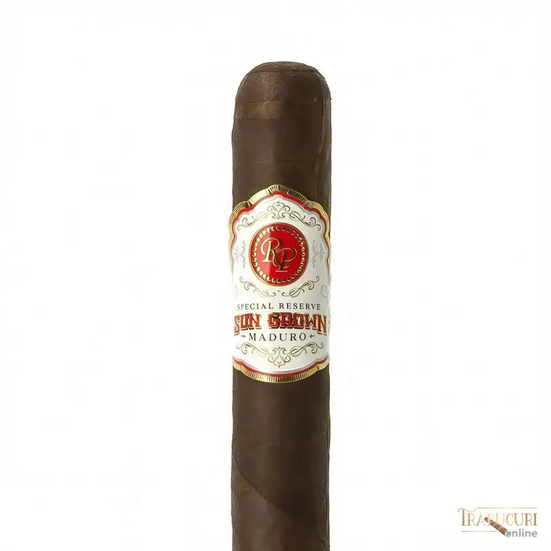 Detaliu wrapper Connecticut Broadleaf Maduro Rocky Patel