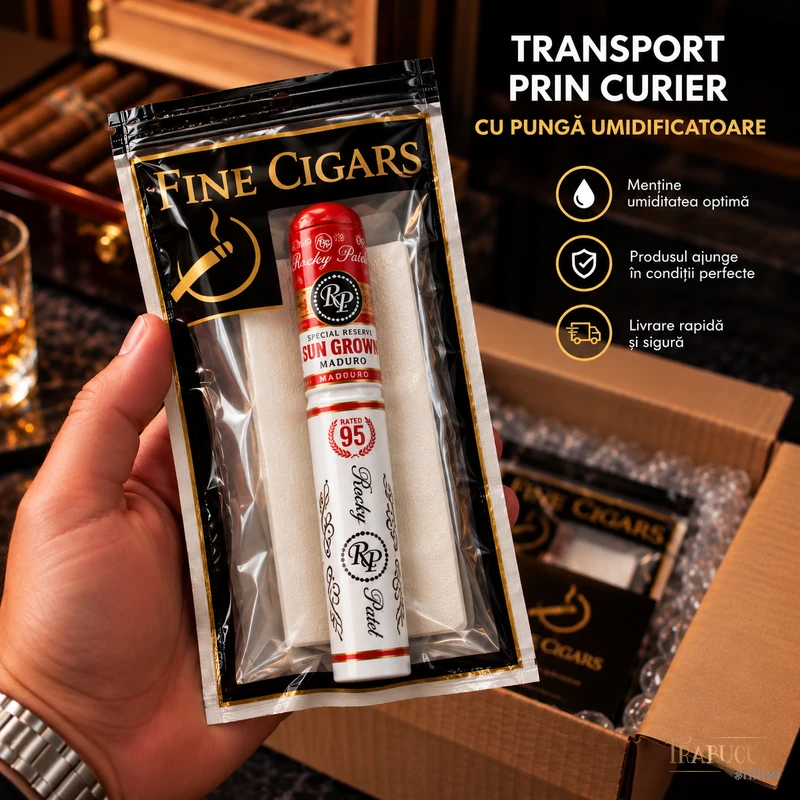 Trabuc Rocky Patel Sun Grown Maduro Toro Deluxe Tubo la bucată - fotografie produs 2