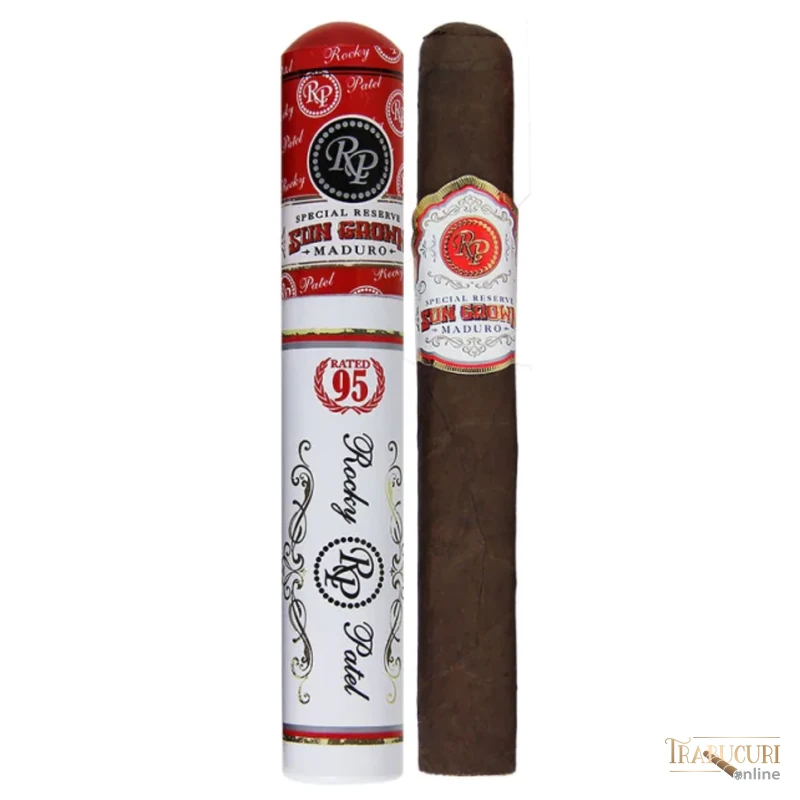 Trabuc Rocky Patel Sun Grown Maduro Toro Deluxe Tubo la bucată - fotografie produs 4